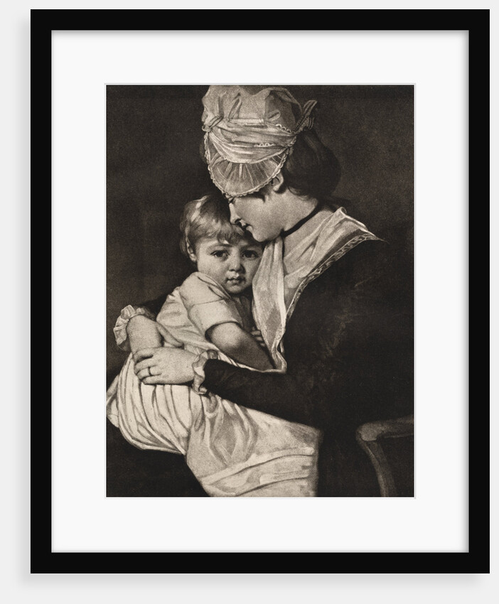 Mrs Carwardine and Child by George Romney
