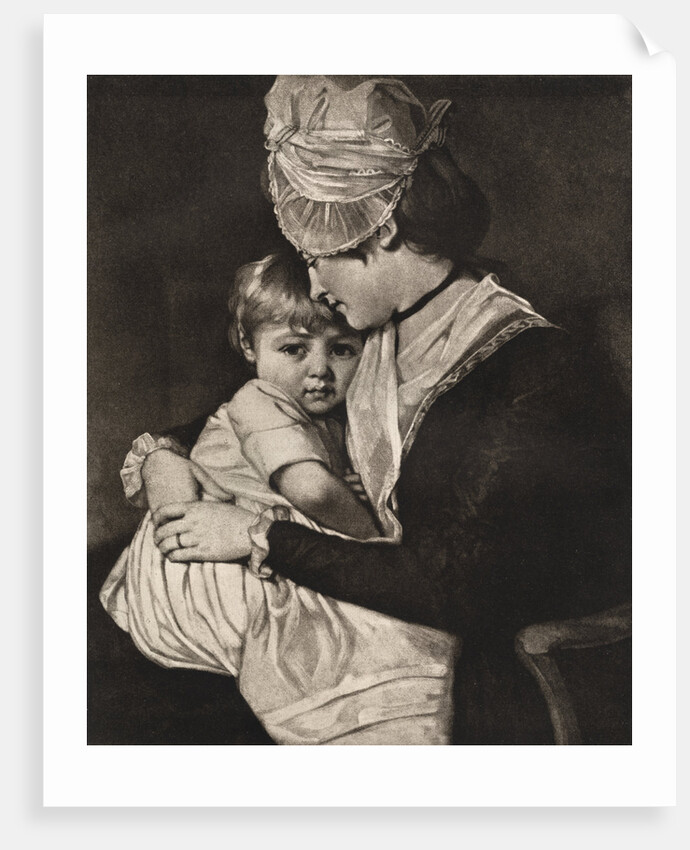 Mrs Carwardine and Child by George Romney