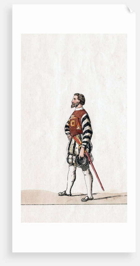 Baron, costume design for Shakespeare's play, Henry VIII by Anonymous