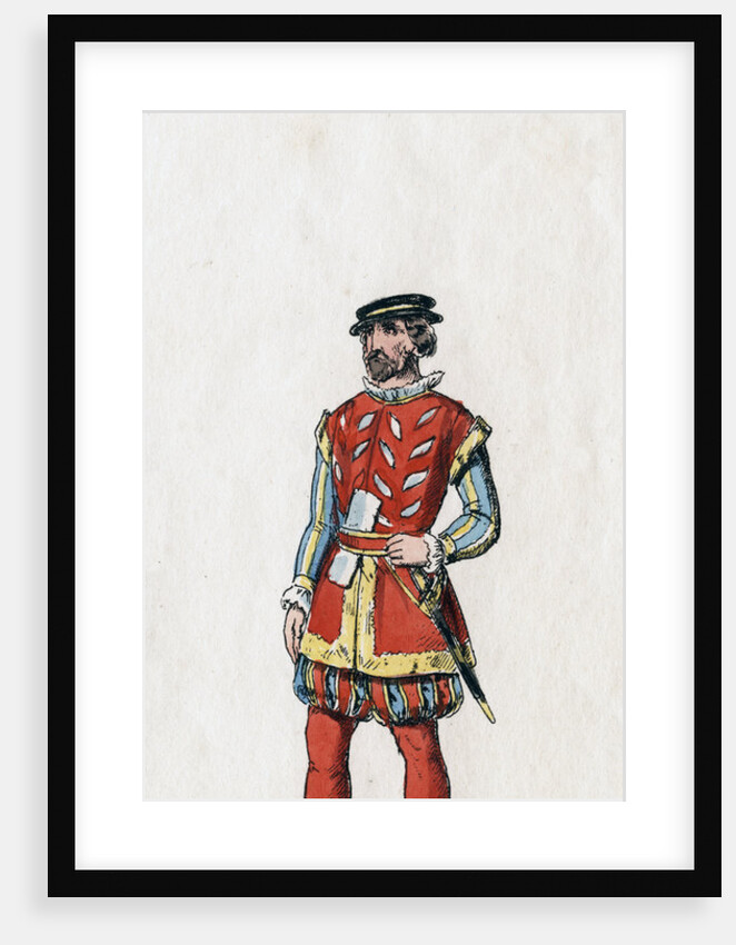 Brandon, costume design for Shakespeare's play, Henry VIII by Anonymous