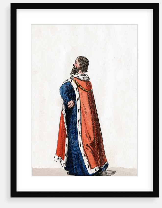 Magistrate, costume design for Shakespeare's play, Henry VIII by Anonymous