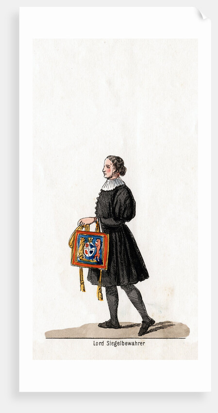 Lord Seal keeper, costume design for Shakespeare's play, Henry VIII by Anonymous