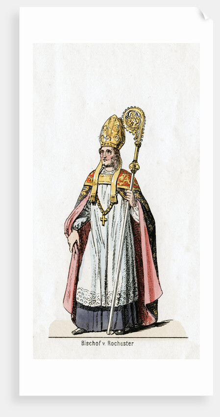 Bishop of Rochester, costume design for Shakespeare's play, Henry VIII by Anonymous