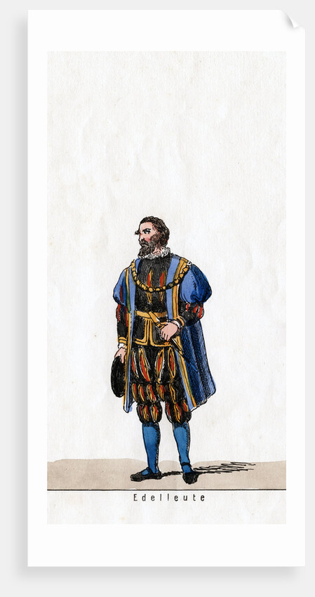 Nobleman, costume design for Shakespeare's play, Henry VIII by Anonymous