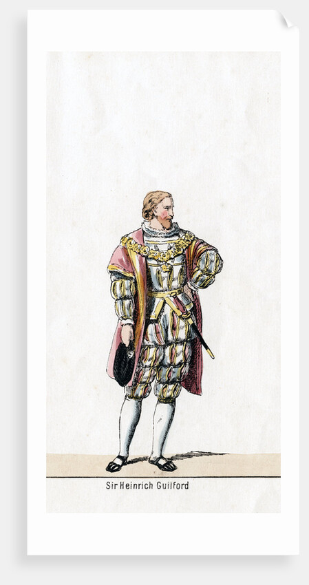 Sir Henry Guildford, costume design for Shakespeare's play, Henry VIII by Anonymous
