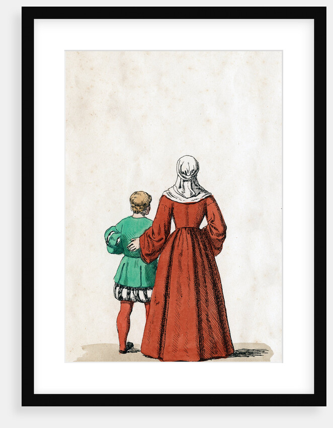 Theatre costume designs for Shakespeare's play, Henry VIII by Anonymous