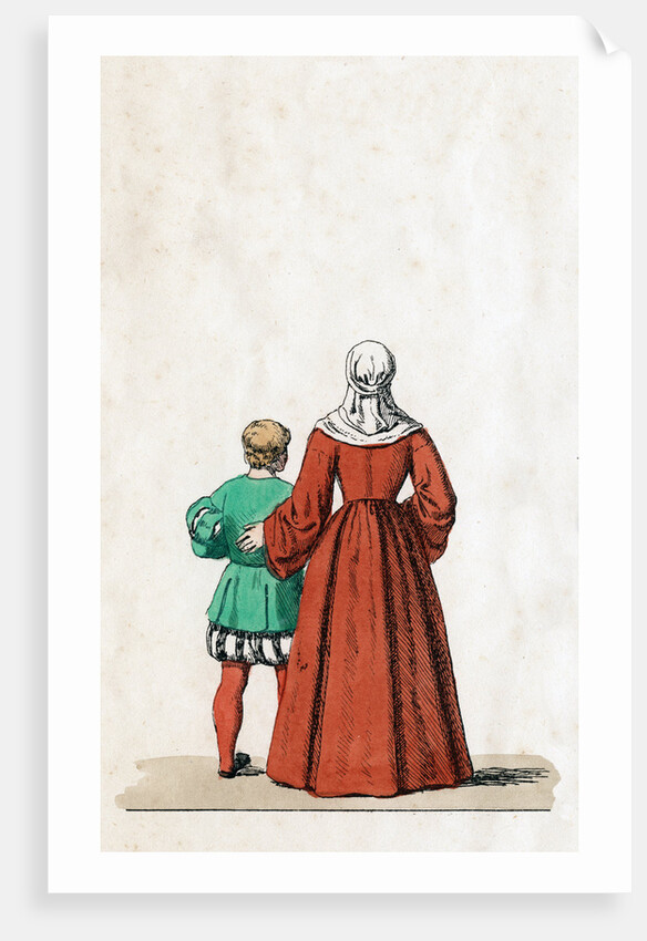 Theatre costume designs for Shakespeare's play, Henry VIII by Anonymous
