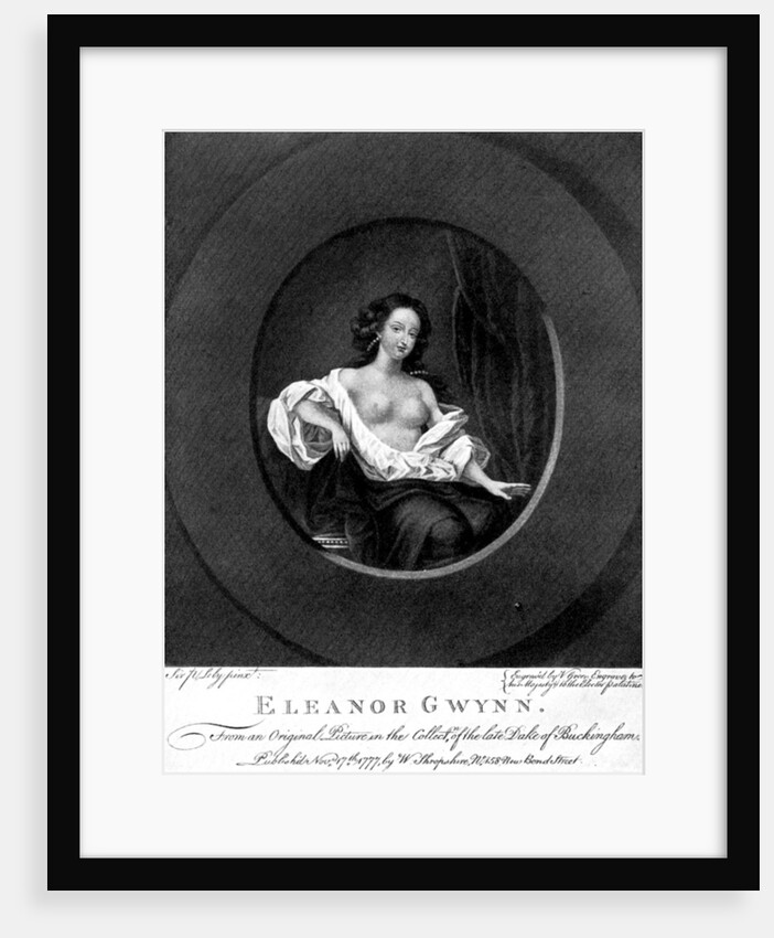 Nell Gwynne, English actress by Valentine Green