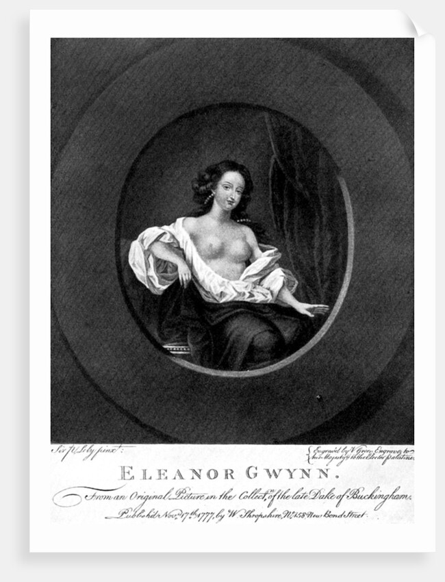 Nell Gwynne, English actress by Valentine Green