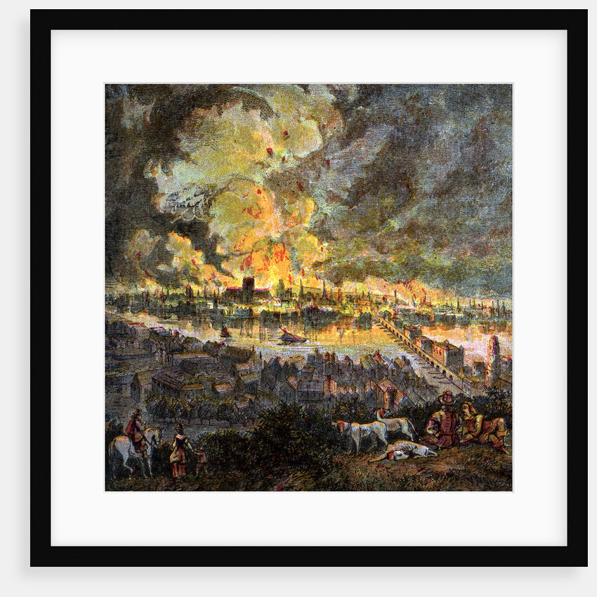 Great Fire Of London by Anonymous