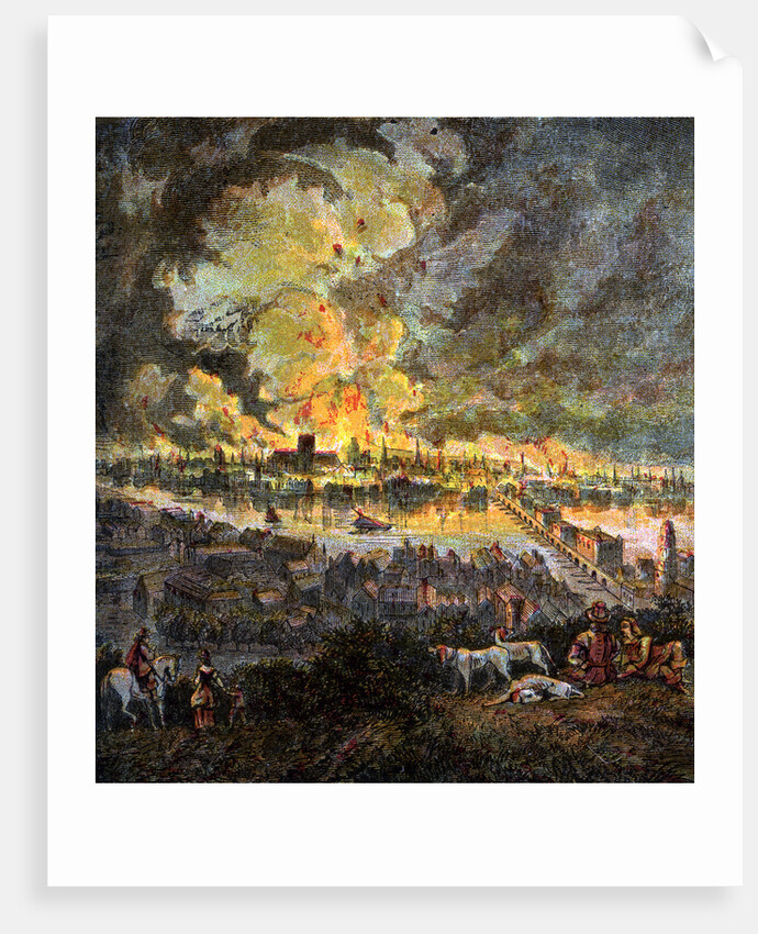 Great Fire Of London by Anonymous