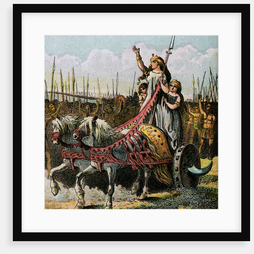 Boadicea And Her Army by Anonymous