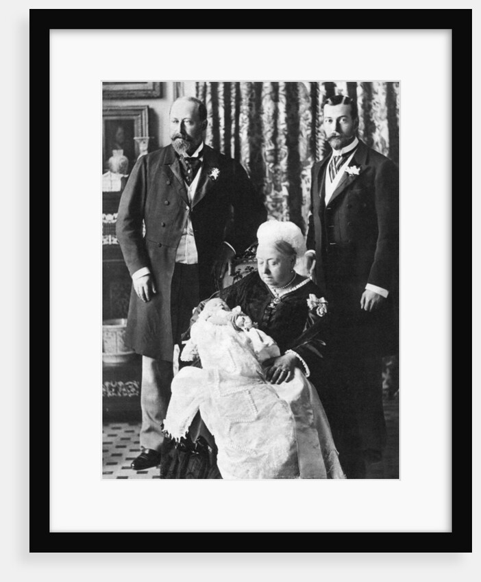 The future King Edward VIII's christening day by Anonymous