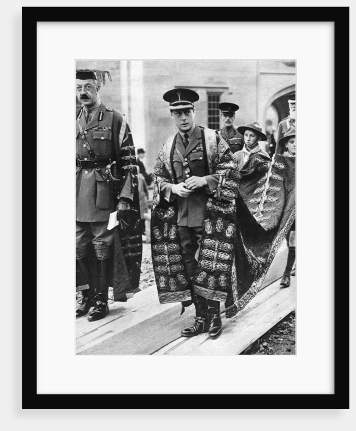 The Prince of Wales as chancellor of the University of Wales, Bangor by Anonymous