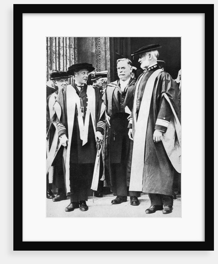 The Prince of Wales and Admiral William Sims, Cambridge by Anonymous