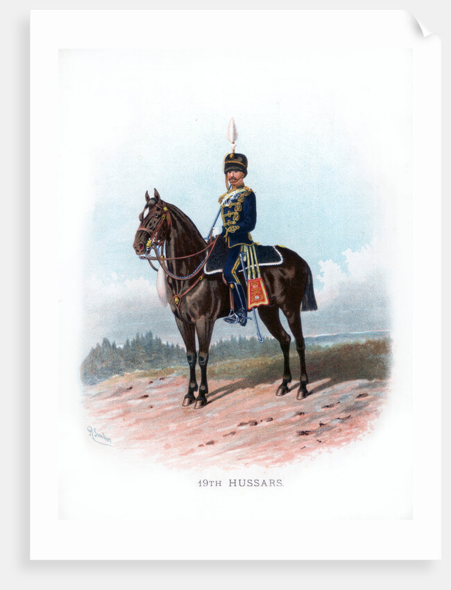 19th Hussars by R Simkin