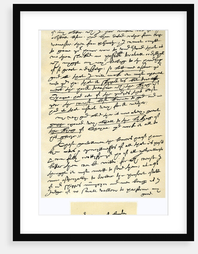 Letter from Sir Francis Drake to William Cecil, Lord High treasurer by Sir Francis Drake