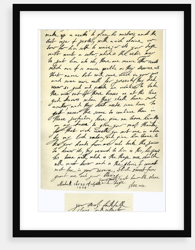 Letter from George Villiers, Duke of Buckingham, to James I by George Villiers