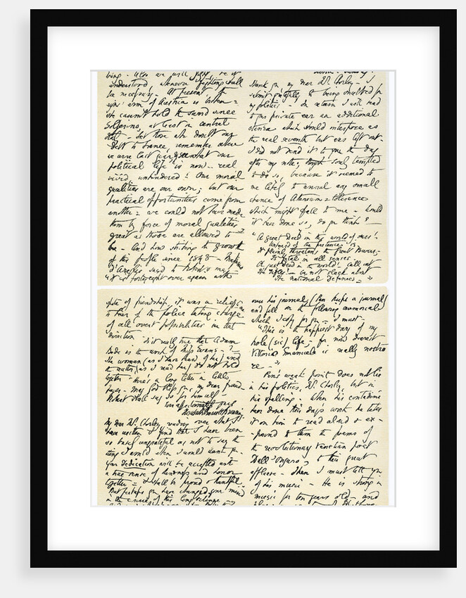 Letter from Elizabeth Barrett Browning to Henry F Chorley by Elizabeth Barrett