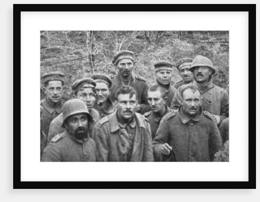 Prisoners in a hole, Reims, First World War, April 1917 by Anonymous