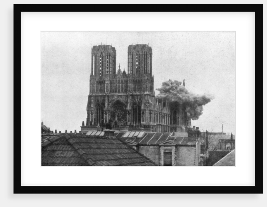 Cathedral of Reims, First World War by Anonymous