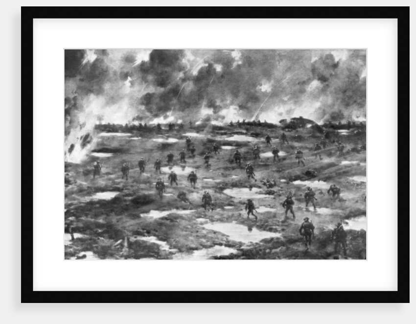 'Conquest of the Wytschaete-Messines Ridge', Belgium, First World War by Anonymous