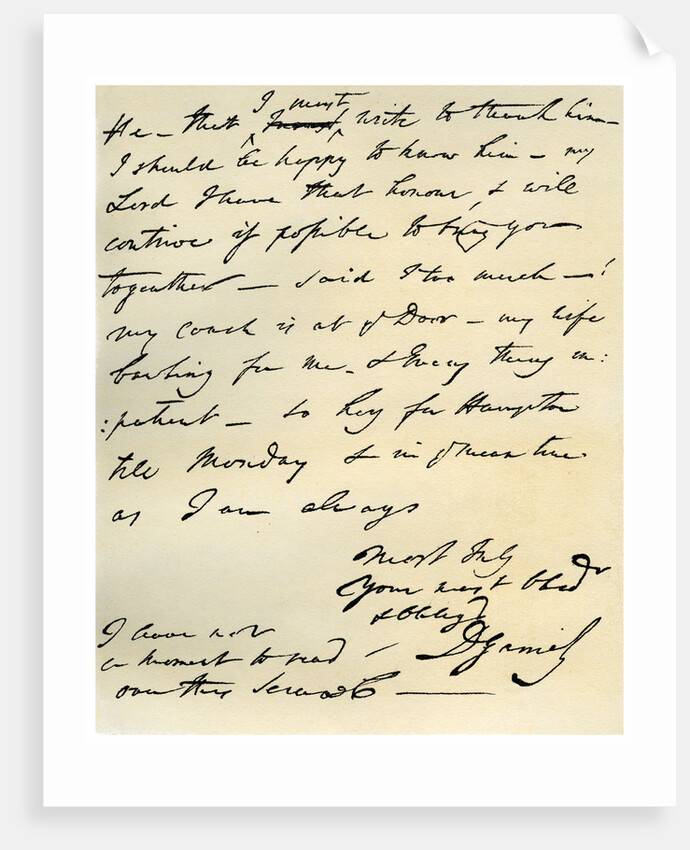 Letter from David Garrick to Edward Gibbon, 8th March 1776 by David Garrick
