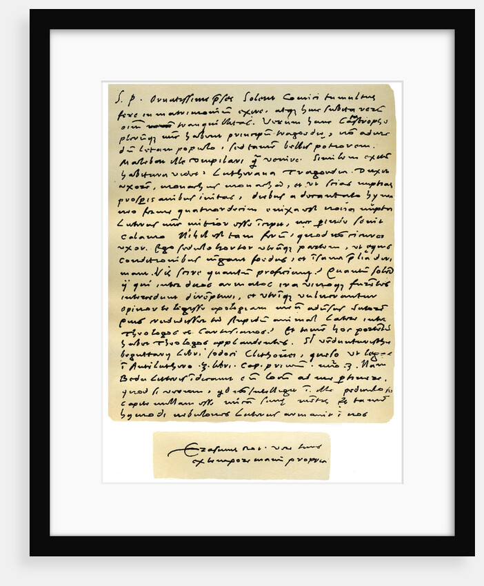 Letter from Desiderius Erasmus to Nicholas Everaerts by Erasmus
