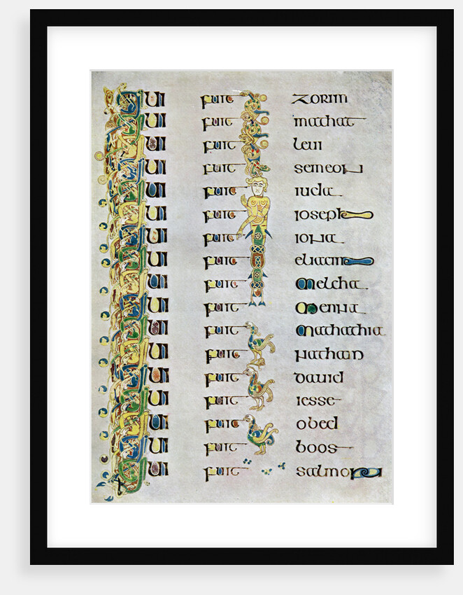 The Genealogy of Christ, 800 AD by Anonymous