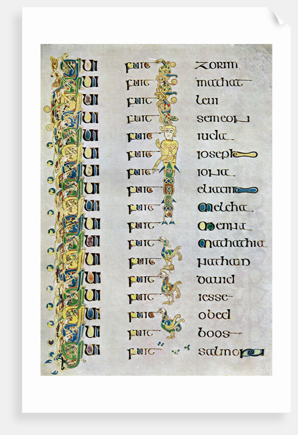 The Genealogy of Christ, 800 AD by Anonymous