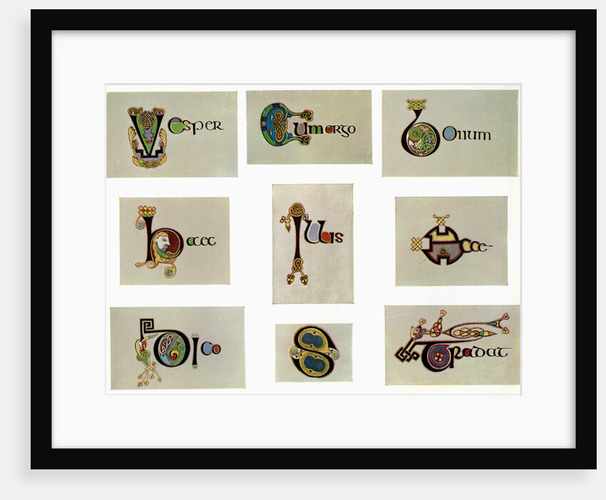 Compound letters, 800 AD by Anonymous