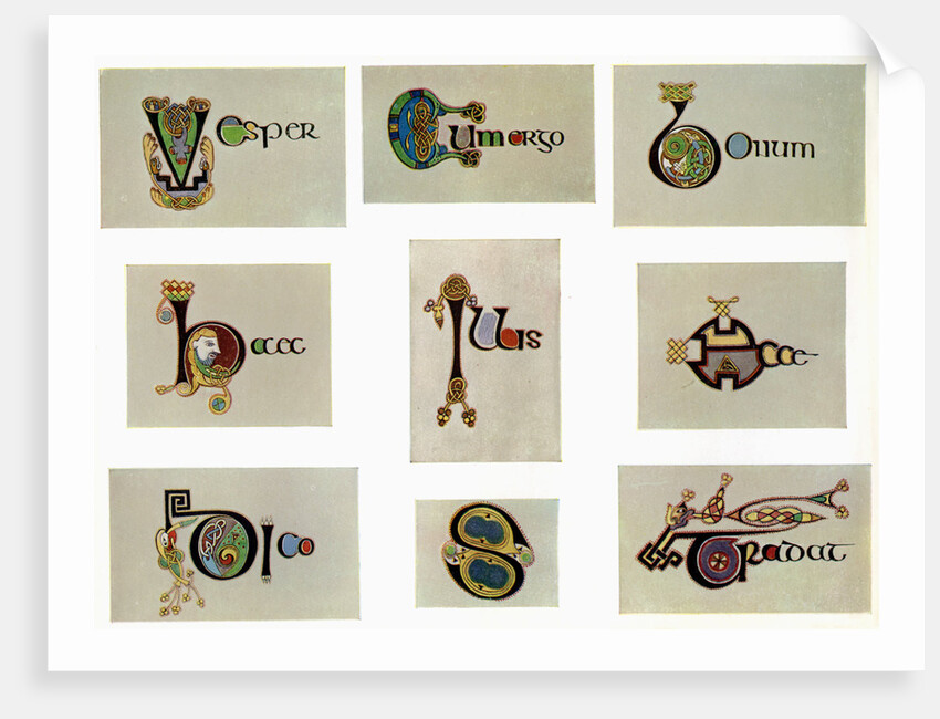Compound letters, 800 AD by Anonymous