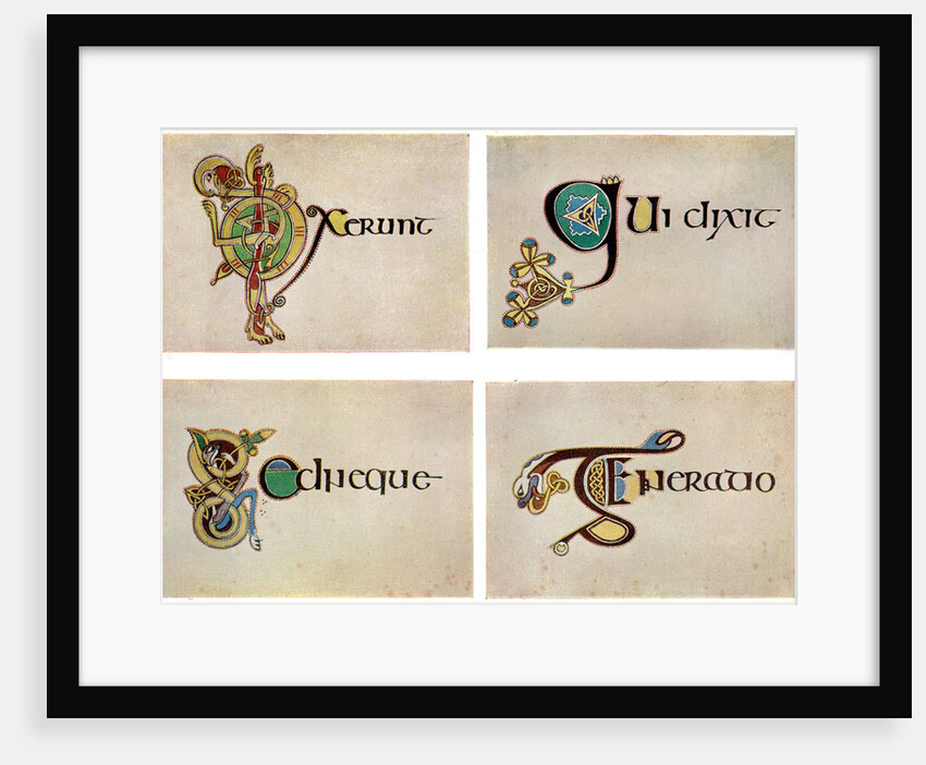 Compound letters, 800 AD by Anonymous