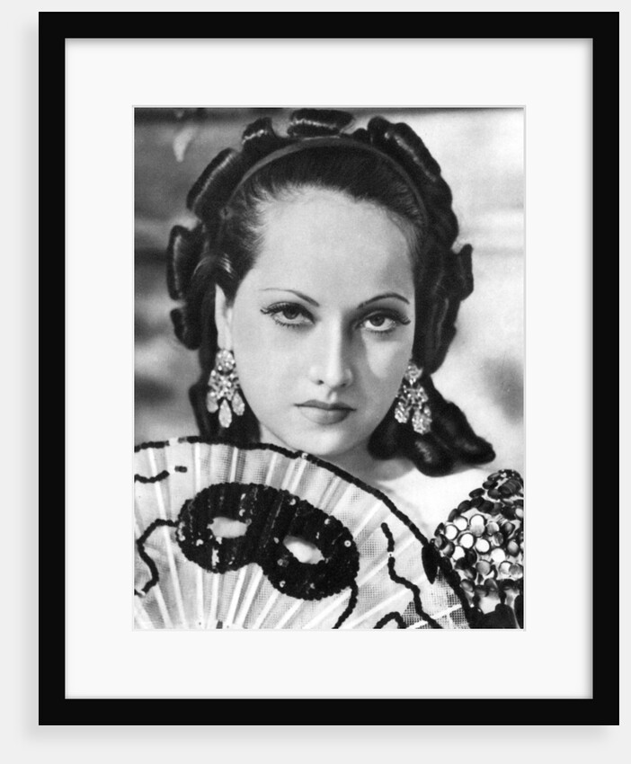 Merle Oberon, British film actress by Anonymous