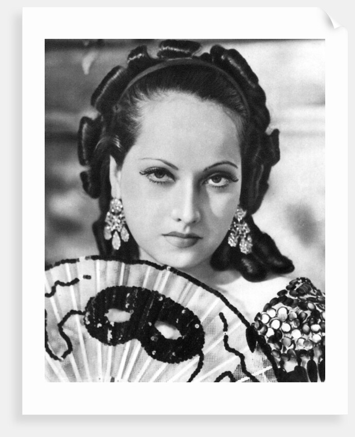 Merle Oberon, British film actress by Anonymous