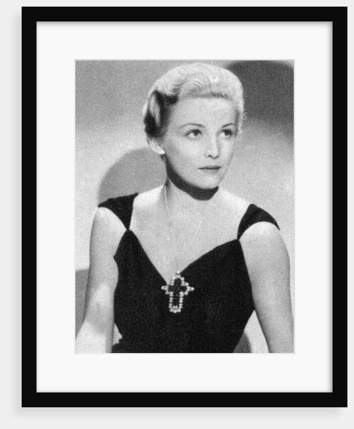 Madeleine Carroll, British film actress by Anonymous