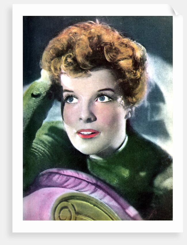 Katharine Hepburn, American film actress by Anonymous