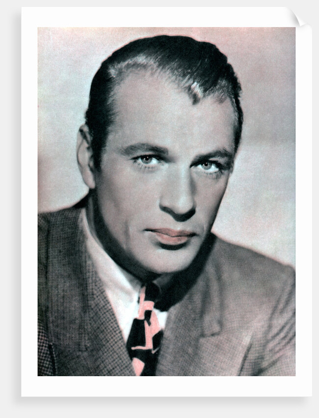 Gary Cooper, American actor by Anonymous