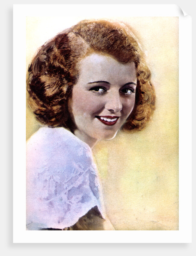 Janet Gaynor, American actress by Anonymous