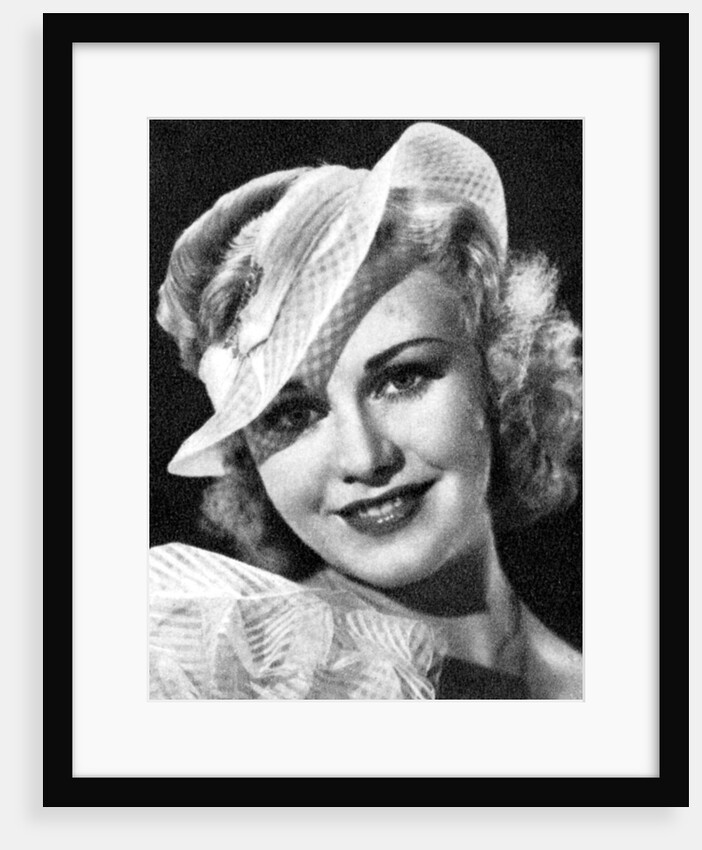 Ginger Rogers, American actress by Anonymous