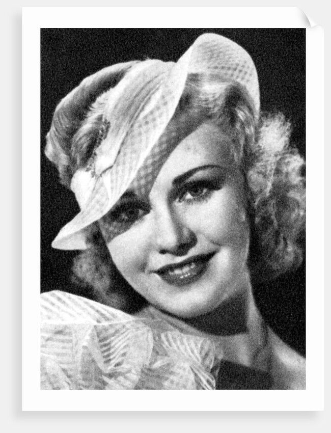 Ginger Rogers, American actress by Anonymous