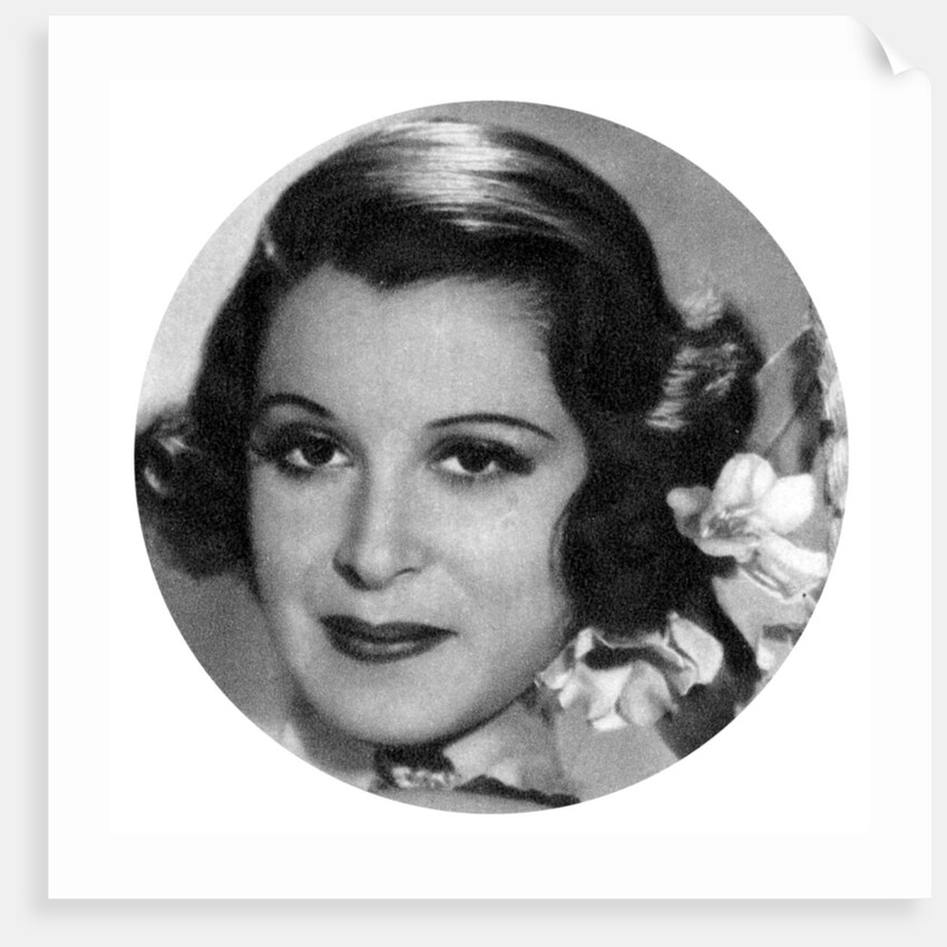 Kitty Carlisle Hart, American actress by Anonymous