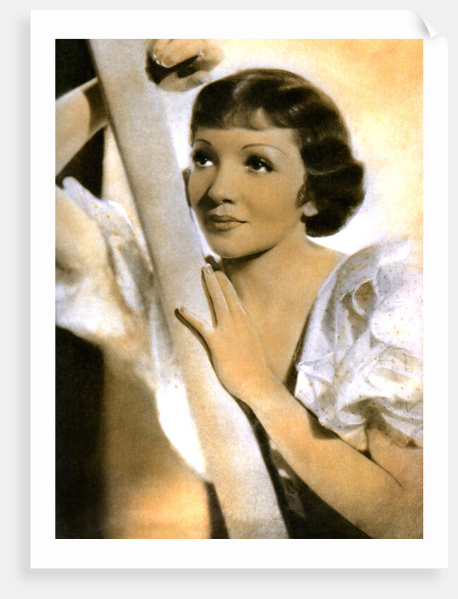 Claudette Colbert, French born American actress by Anonymous