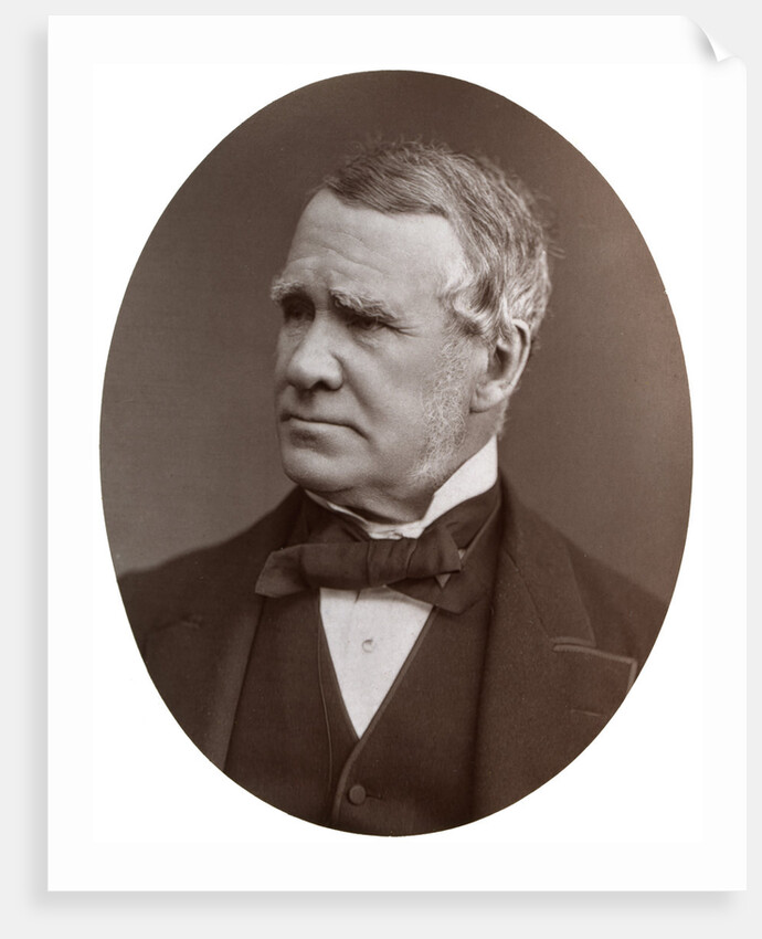 Sir John Hawkshaw, FRS, British civil engineer by Lock & Whitfield