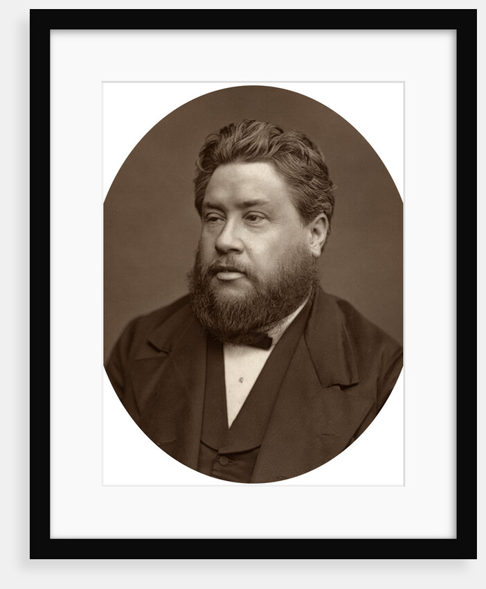 Reverand Charles Haddon Spurgeon, pastor of the Metropolitan Tabernacle by Lock & Whitfield