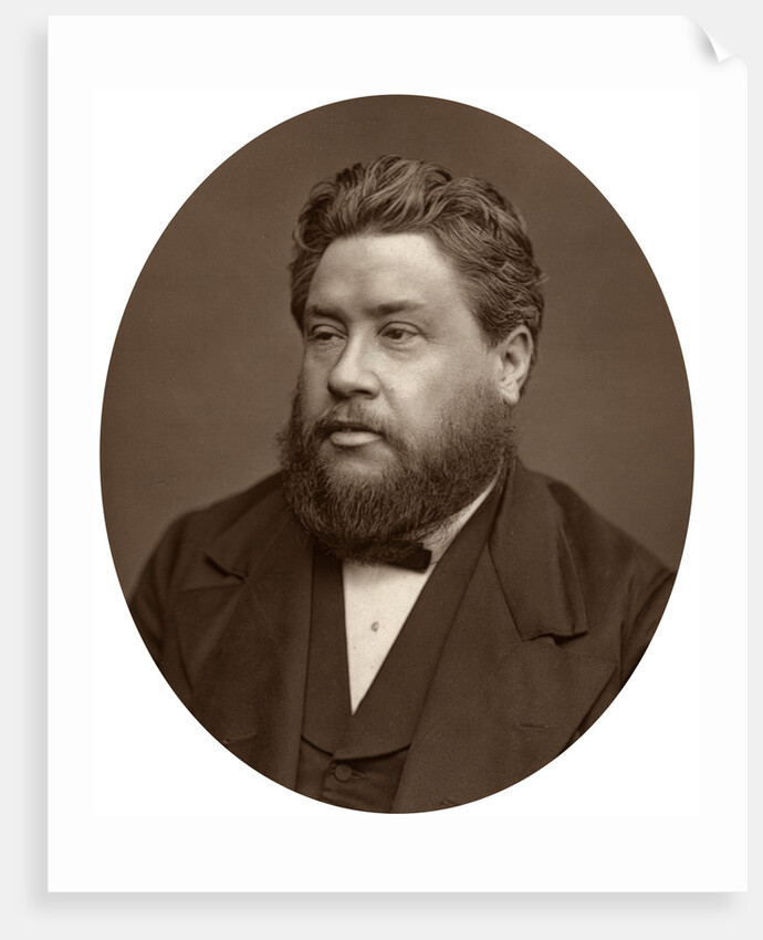 Reverand Charles Haddon Spurgeon, pastor of the Metropolitan Tabernacle by Lock & Whitfield