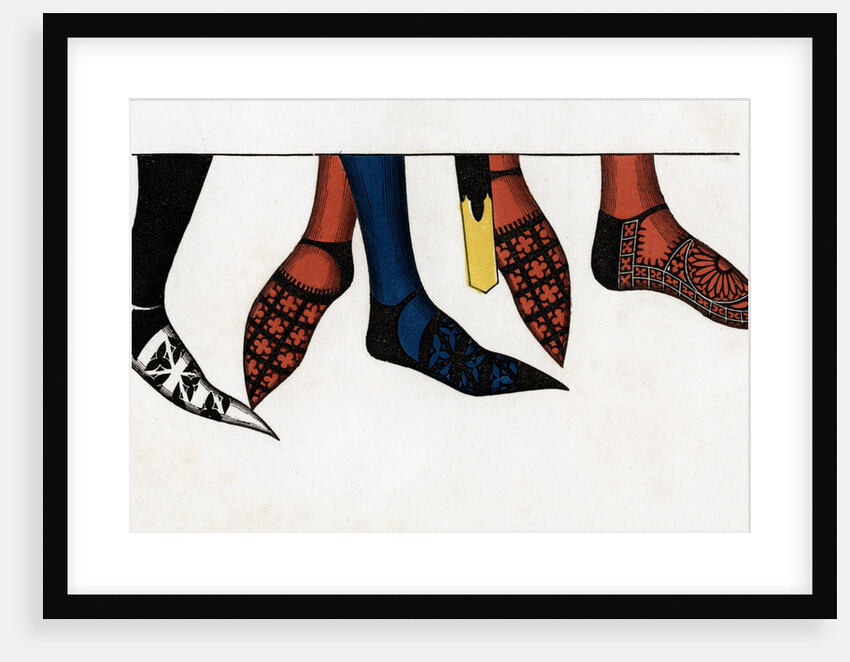 The hose and shoes worn by princes at the court of Edward III by Henry Shaw