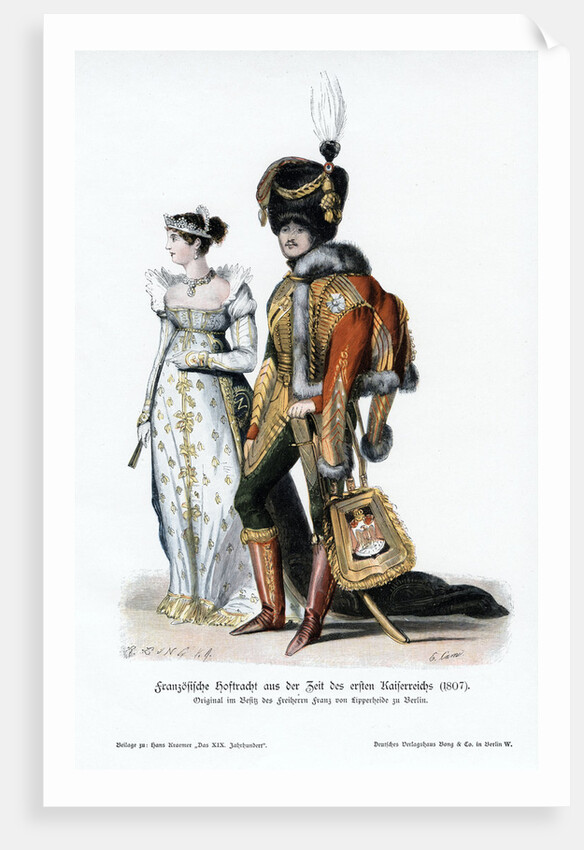 French court dress of the time of the first Empire by Anonymous
