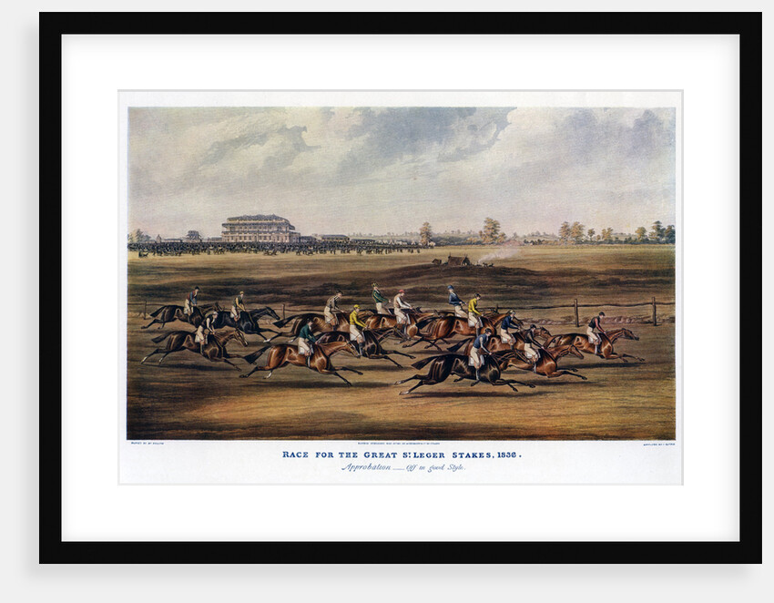 Race for the Great St Leger Stakes by Harris