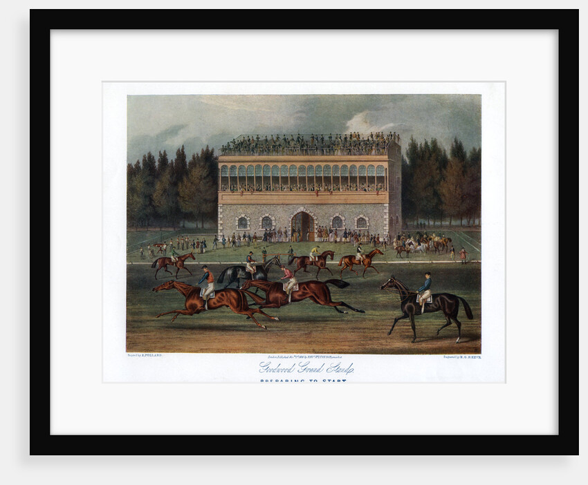 Goodwood Grand Stand, Preparing to Start by RG Reeve